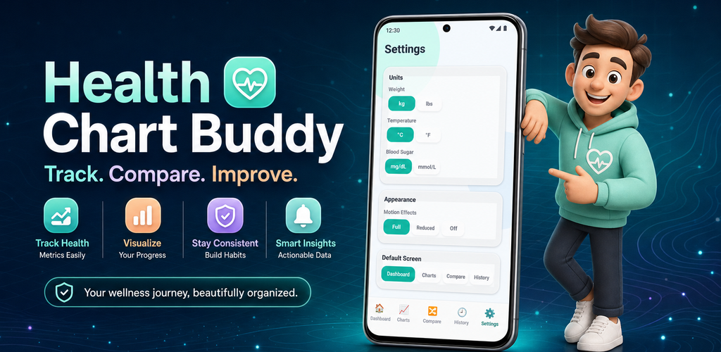Health Chart Buddy banner